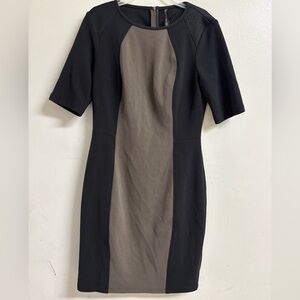 Marc New York Elegant Black and Gray Dress